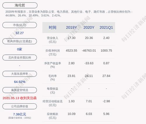 深交所向海伦哲发出监管函