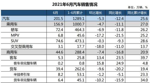 中汽协：前6月汽车销量同比增25.6%