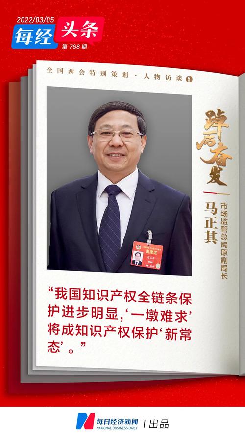 每经专访市场监管总局原副局长马正其：统一行政执法标准和司法裁判标准，“一墩难求”将成为中国知识产权保护“新常态”