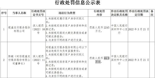 银盛支付涉4项违法被罚2245万