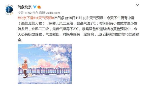 出行注意！北京暴雪蓝色预警，两机场航班大面积取消