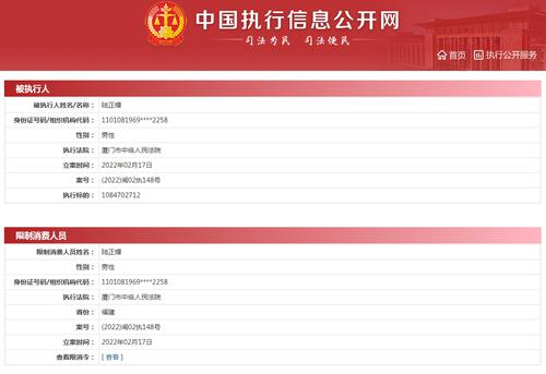 神州优车及陆正耀被“限消”