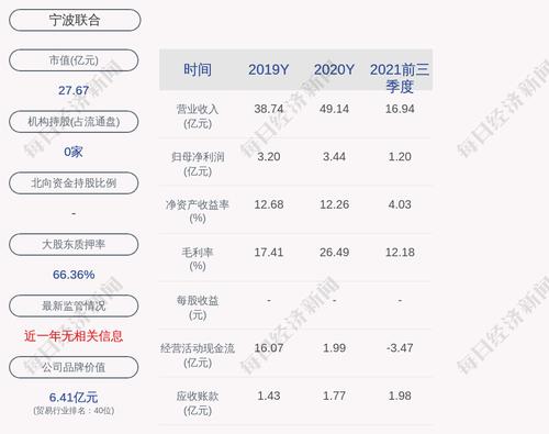 宁波联合：本年度公司对合营公司之温州和欣公司提供的担保额度拟核定为2.6亿元