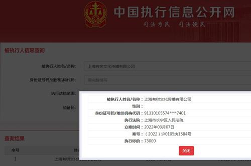 韩寒公司成被执行人 执行标的7.3万元