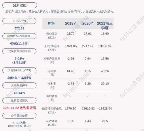 盛新锂能：拟非公开增发募资不超过30亿元