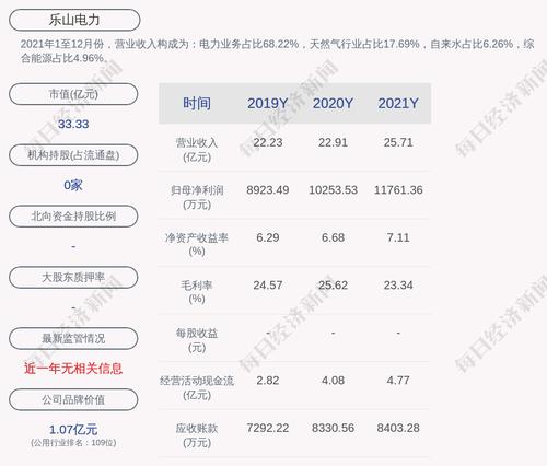 乐山电力：公司及控股子公司的累计对外担保金额为6500万元